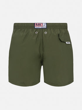 Jean Lighting Pantone lightweight military green swim shorts | PANTONE® SPECIAL EDITION - MC2 Saint Barth