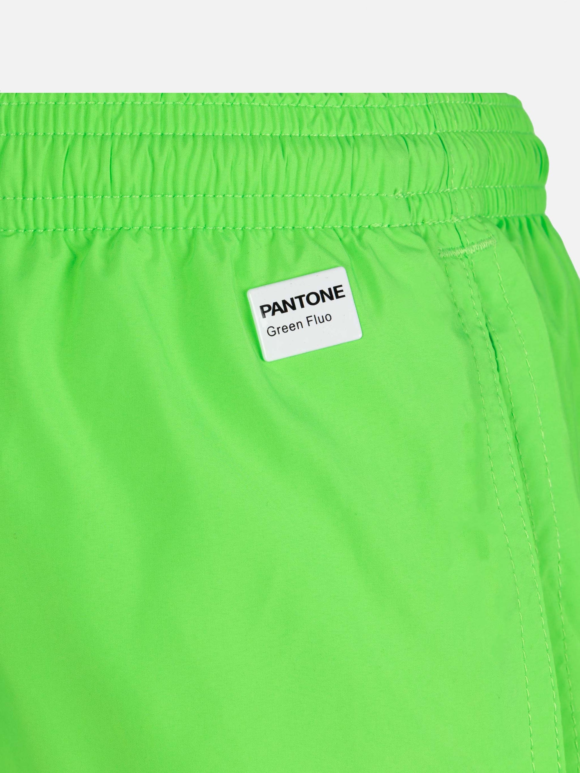 Jean Lighting Pantone lightweight fluo green swim shorts | PANTONE® SPECIAL EDITION - MC2 Saint Barth