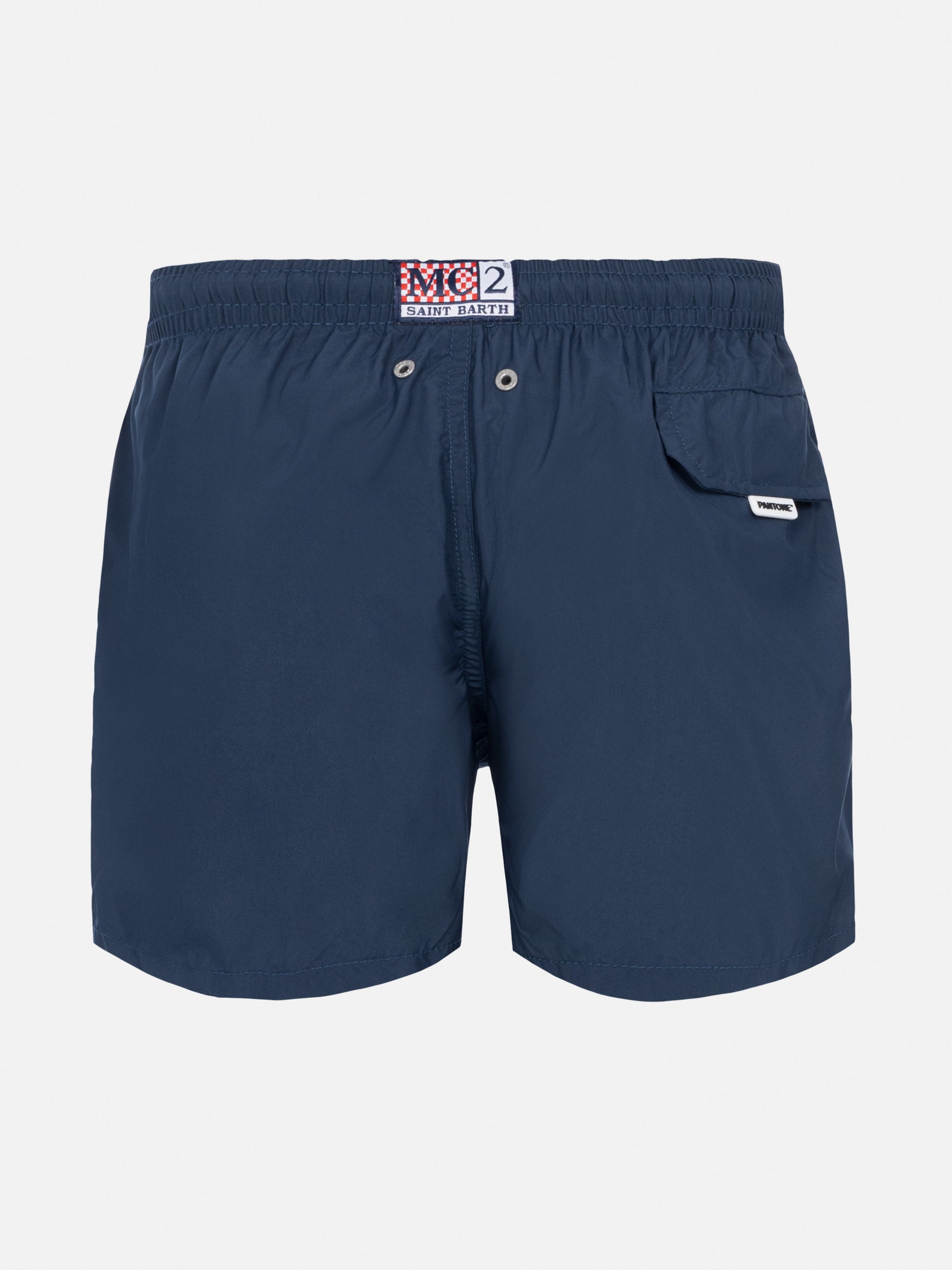 Jean Lighting Pantone lightweight navy blue swim shorts | PANTONE® SPECIAL EDITION - MC2 Saint Barth