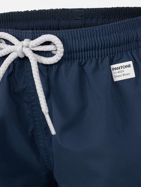 Jean Lighting Pantone lightweight navy blue swim shorts | PANTONE® SPECIAL EDITION - MC2 Saint Barth