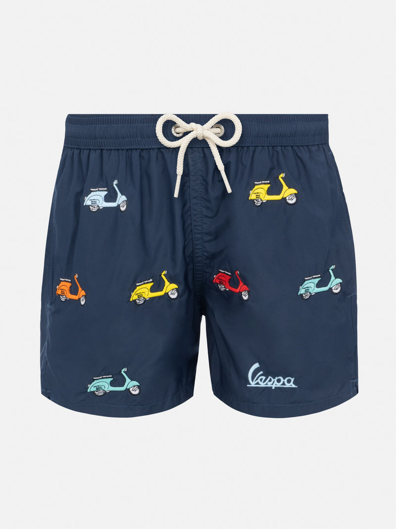 Jean Lighting lightweight swim shorts with Vespa embroidery | VESPA SPECIAL EDITION