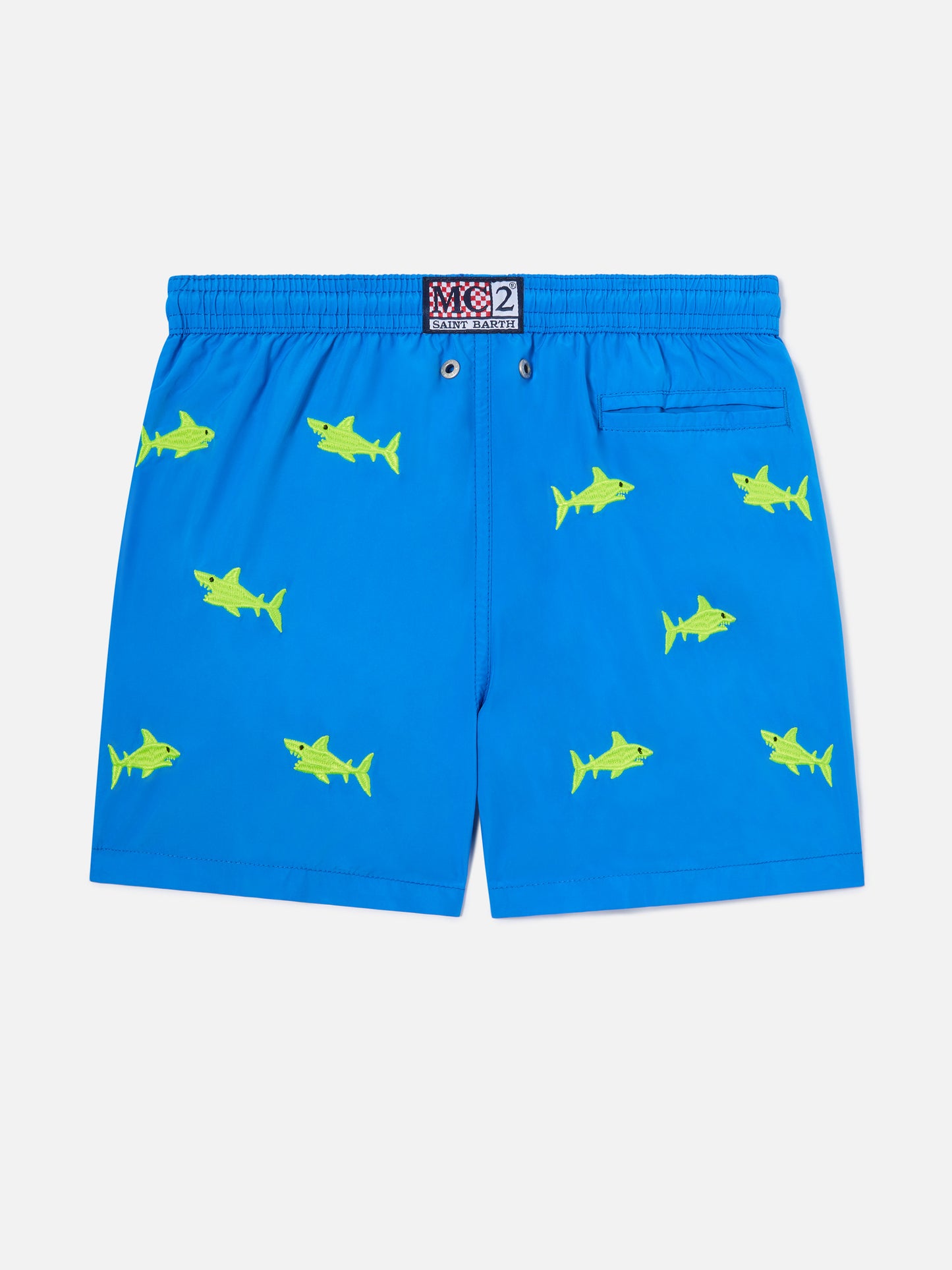 Bañador short para niño con bordado 