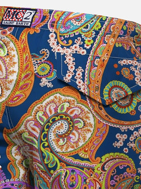 Jean Lighting 70 leichte Badeshorts mit Paisley-Muster