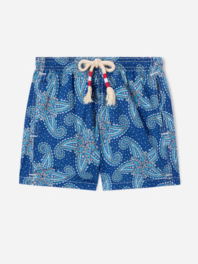 Short de bain garçon à imprimé paisley 