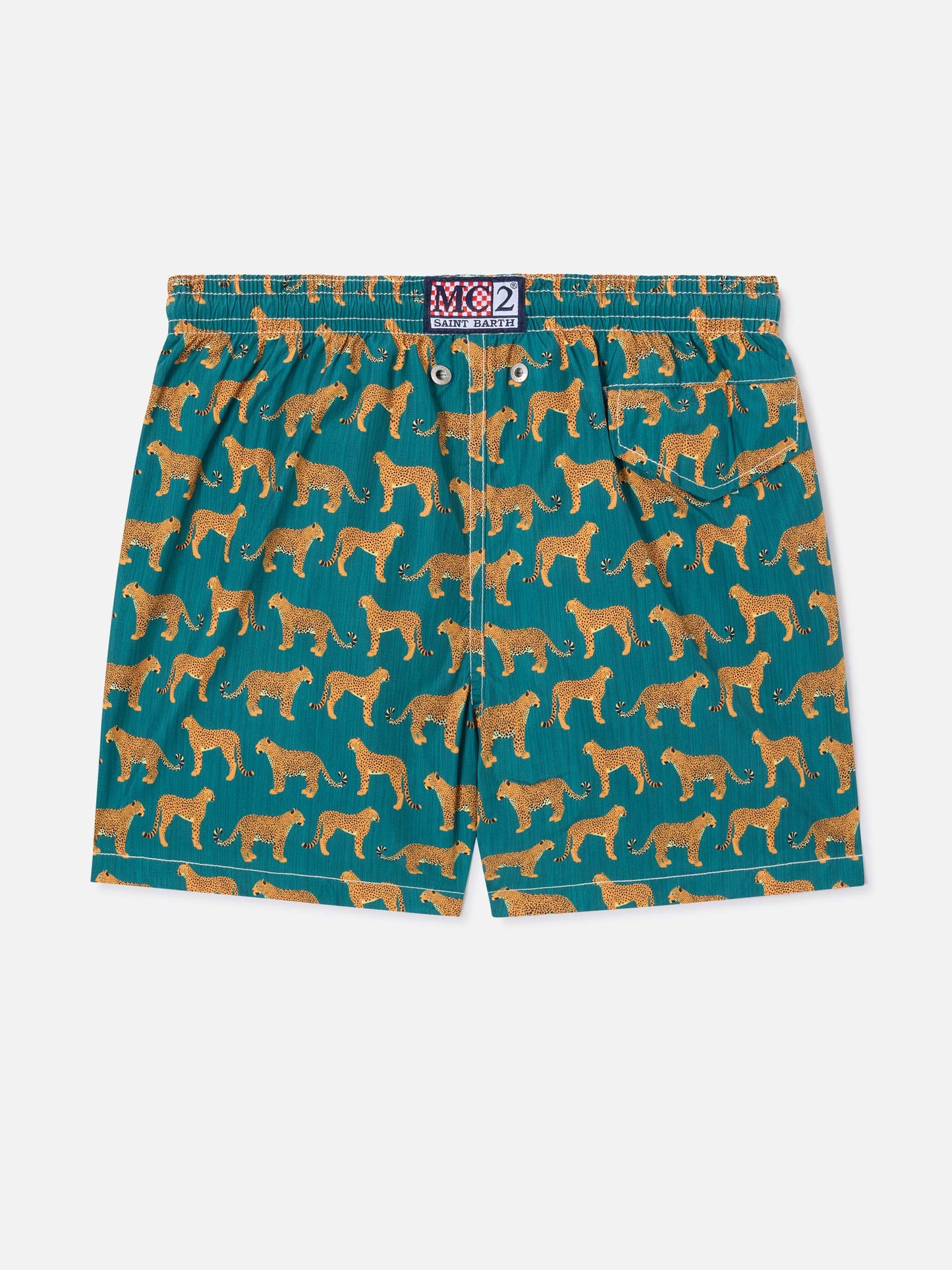 Costume mare Jean Lighting 70 in tessuto leggero con stampa puma