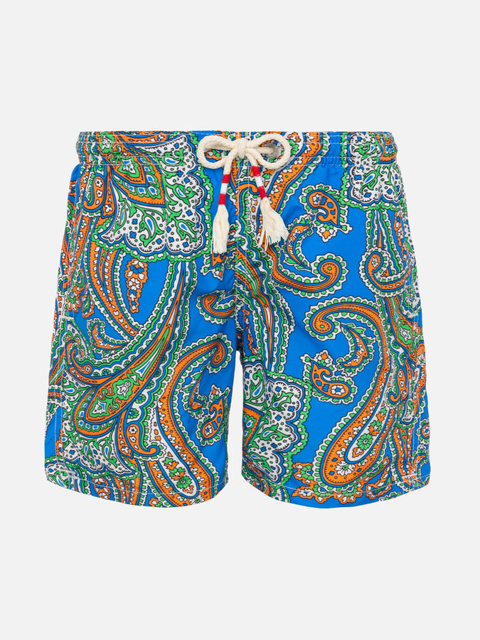 Mc2 Saint Barth Costume da bagno da bambino con stampa paisley