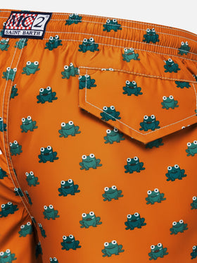 Jean Lighting 70 leichte Badeshorts mit Froschmuster