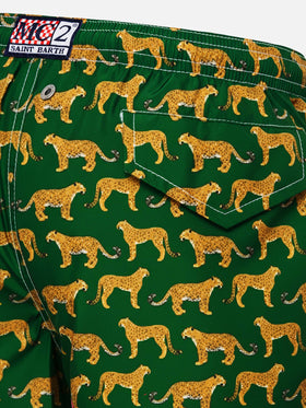 Jean Lighting 70 leichte Badeshorts mit Leopardenmuster