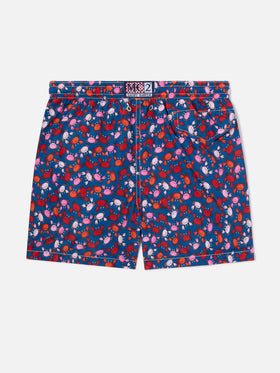 Short de bain garçon à imprimé crabes 