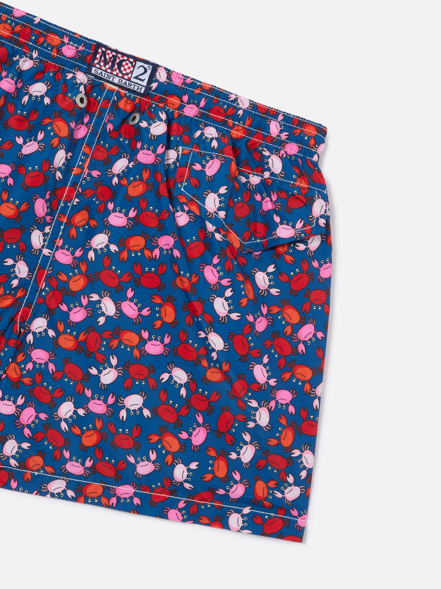 Short de bain garçon à imprimé crabes 
