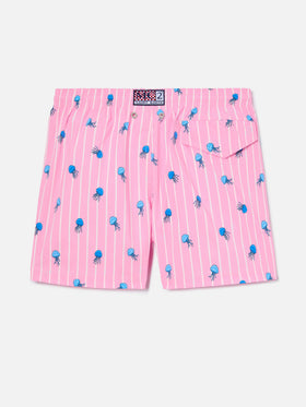 Costume Jean Lighting Stretch rigato con stampa meduse all over