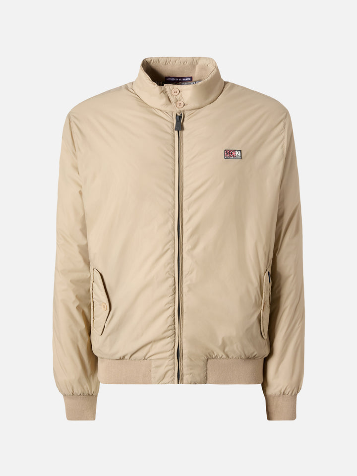 Jet lightweight bomber jacket in beige