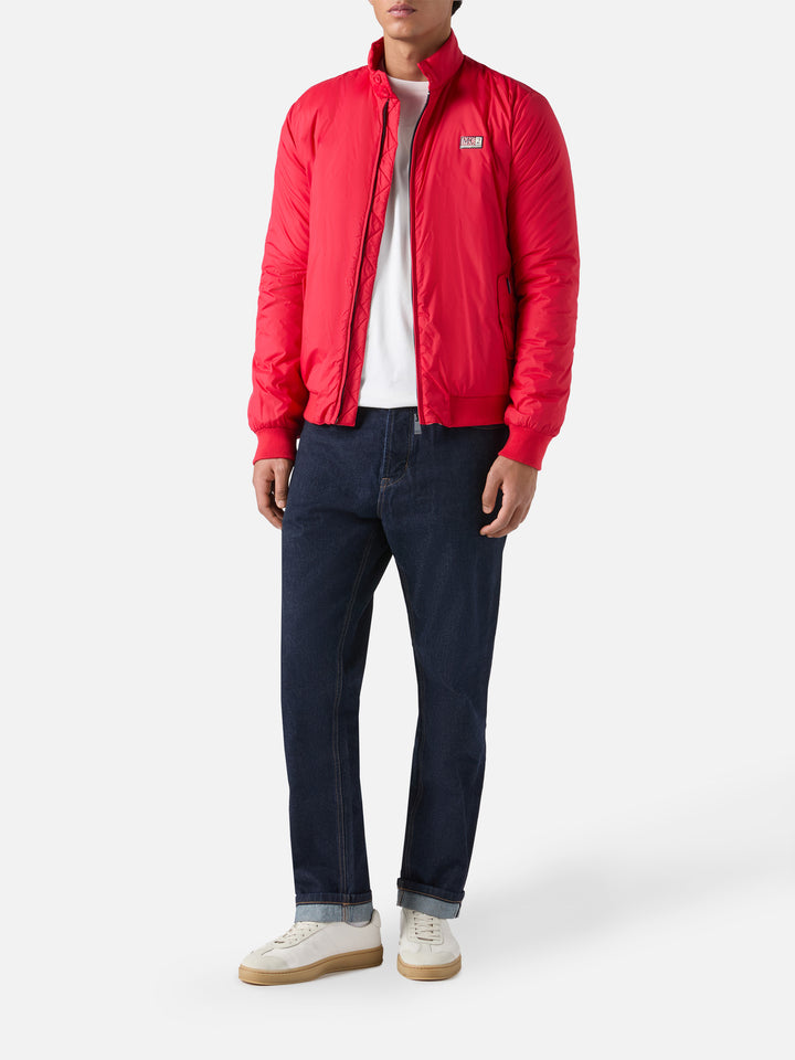 Jet lightweight bomber jacket in red