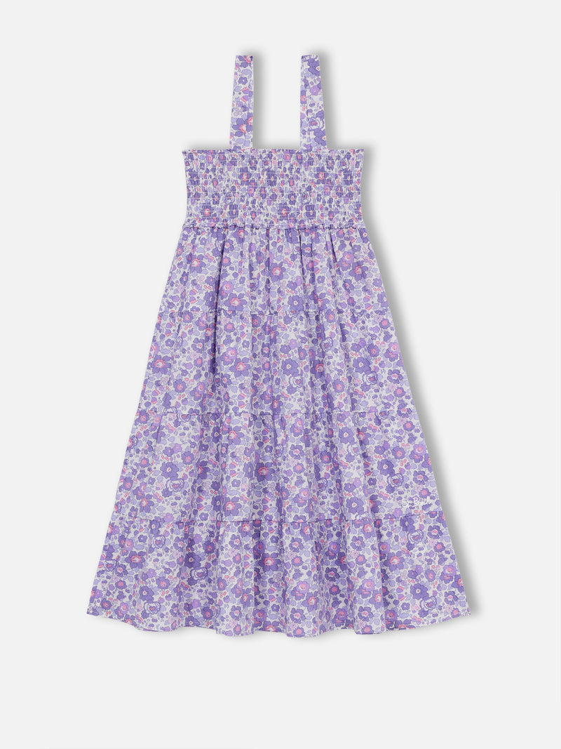 Girl cotton dress Jemine Jr with Betsy print | MADE WITH LIBERTY FABRIC