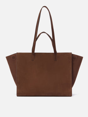Bolso Jour Large de ante Brown con bordado del logo 