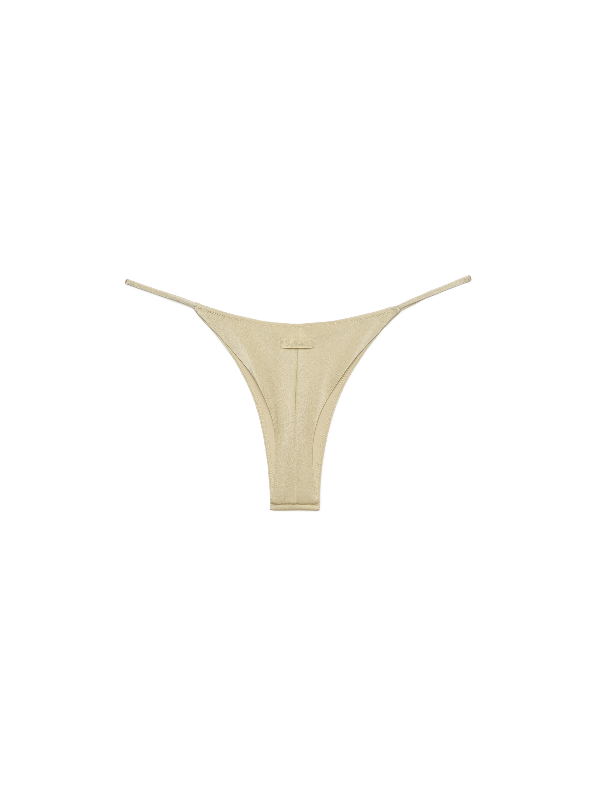 Jodene shimmer gold cheeky swim briefs - MC2 Saint Barth