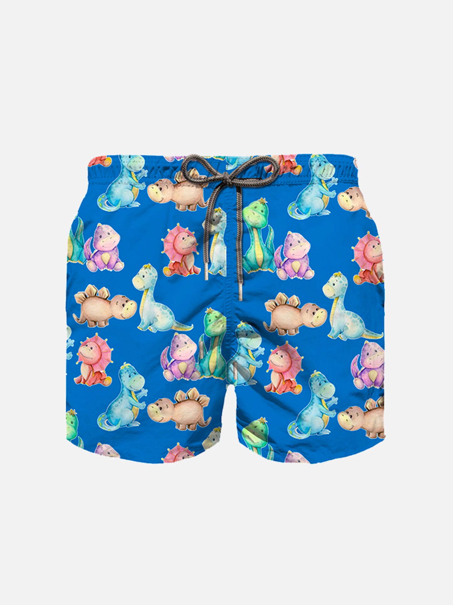 Boy cotton swim shorts with dinosaurs print - MC2 Saint Barth