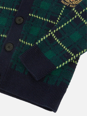 Cardigan da bambino Jonan con stampa bandana