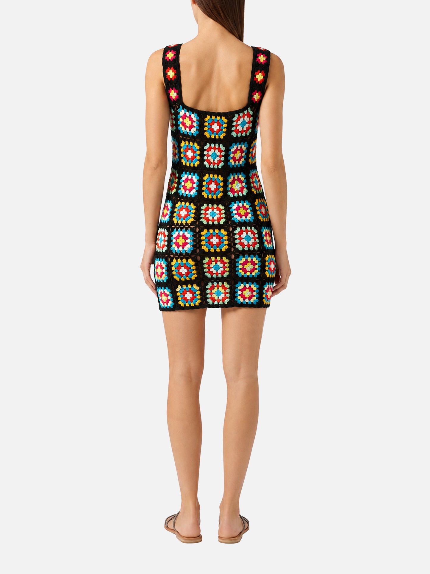 Vestido Jaisal de algodón de crochet 