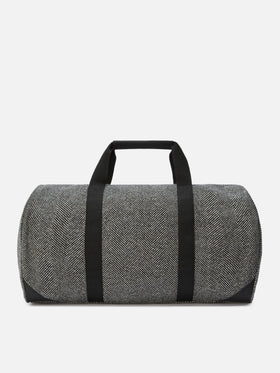 Borsone da viaggio Jetleg Wool in misto lana spigato