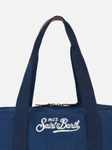 Blaue Reisetasche aus Leinen Jetleg