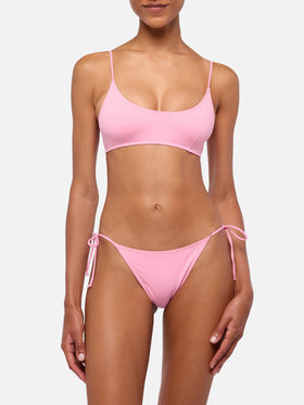 Bikini classico a bralette Judy Marielle color rosa