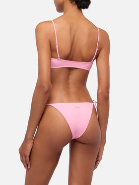 Bikini classico a bralette Judy Marielle color rosa