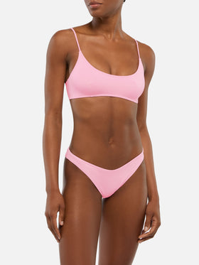 Judy Lido pink bralette bikini