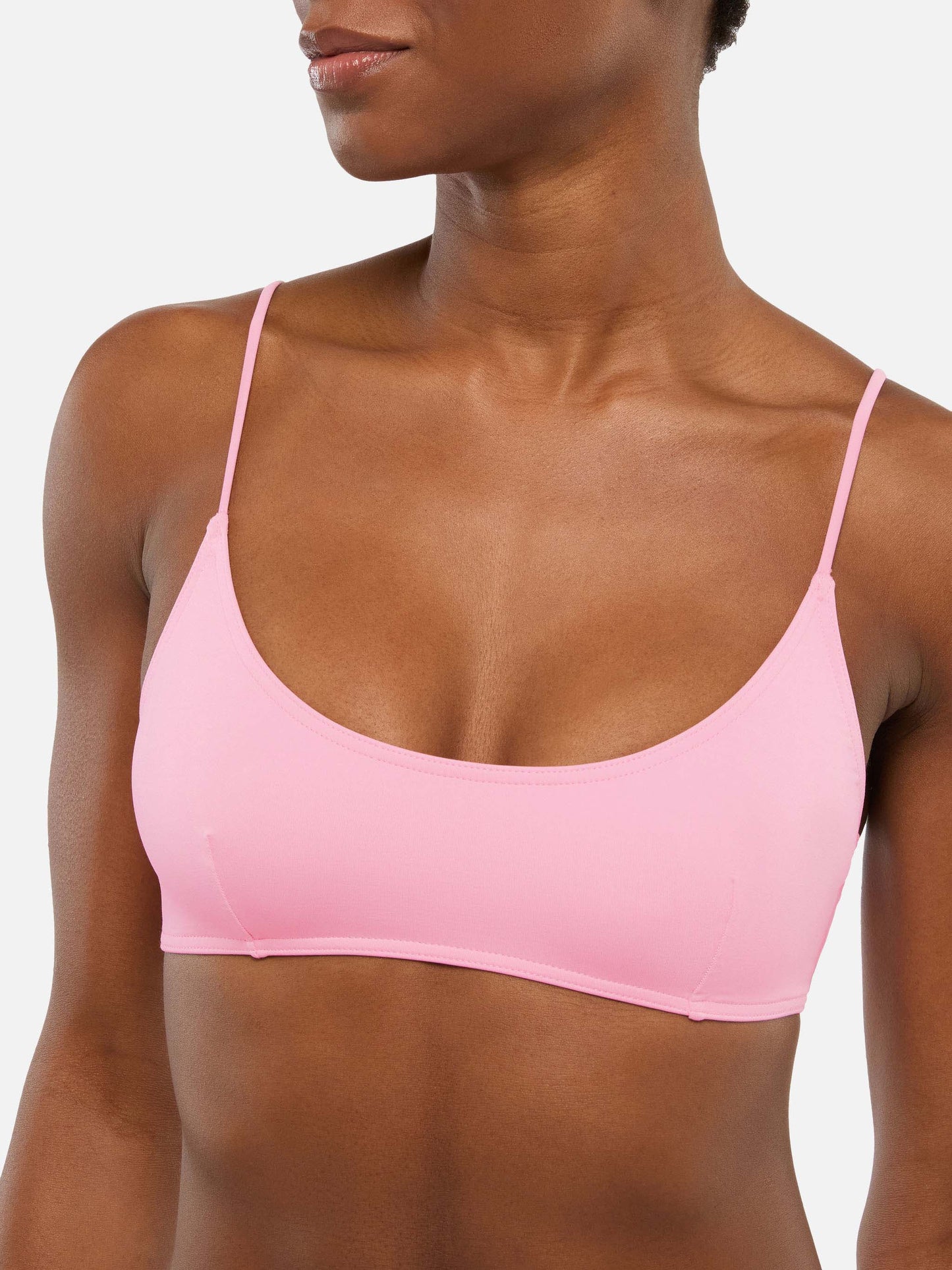 Judy Lido pink bralette bikini