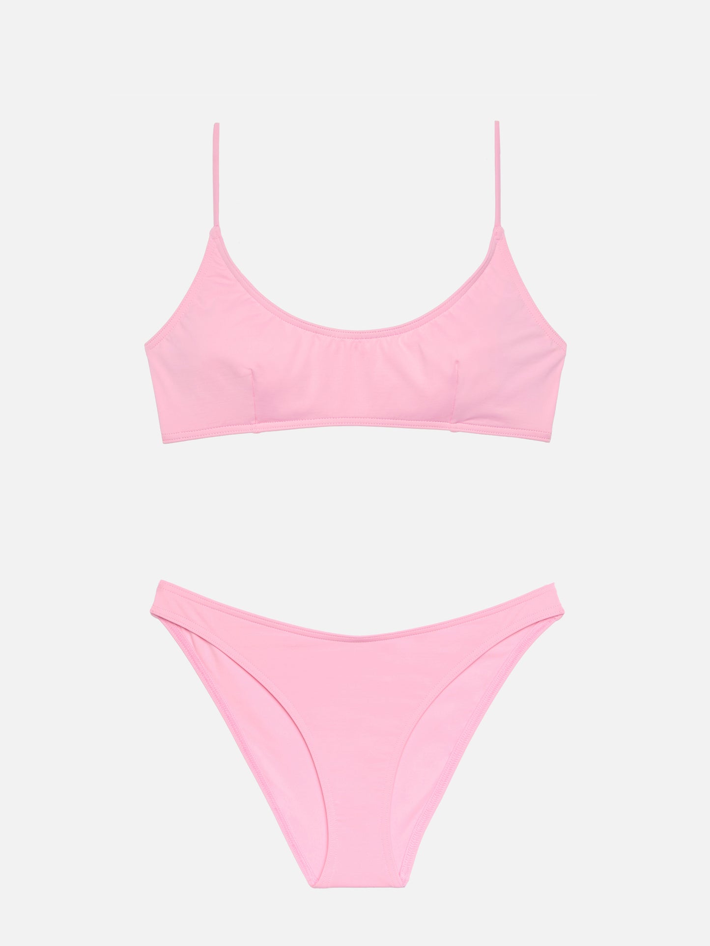 Judy Lido pink bralette bikini