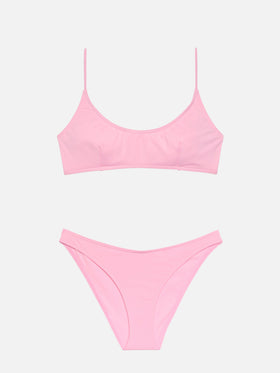 Judy Lido pink bralette bikini
