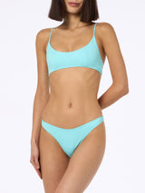 Woman water green bralette bikini Judy Naomi