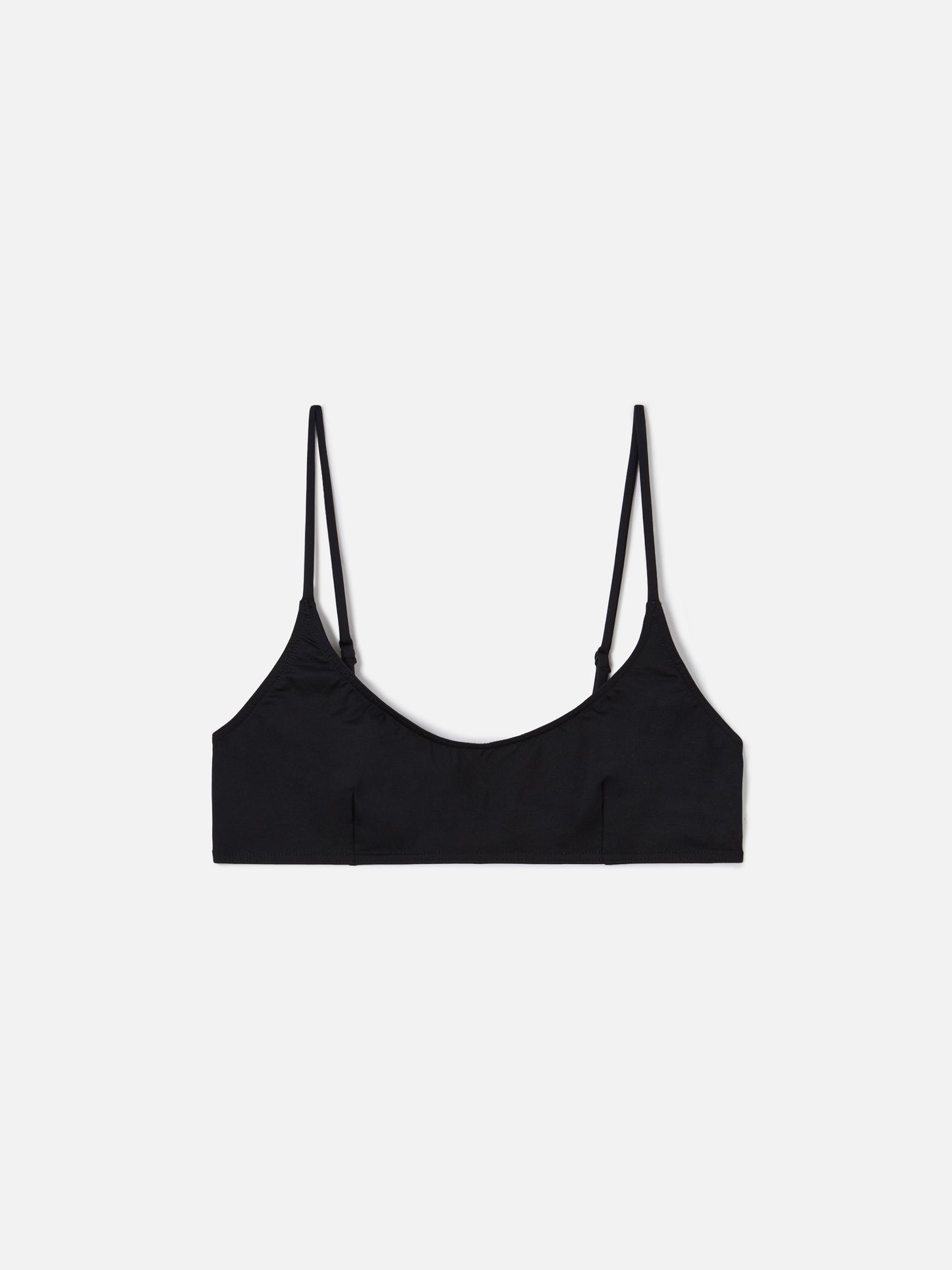 Top bikini Judy bralette nero tinta unita