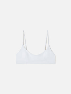 Top de bikini bralette White Judy 
