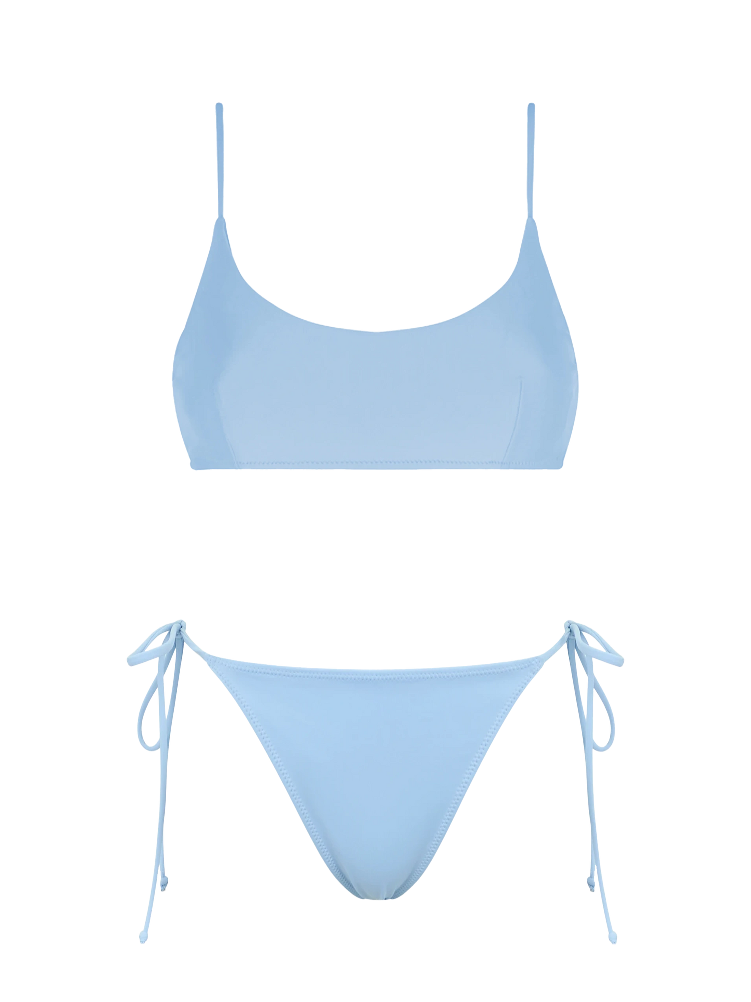 Woman light blue bralette bikini Judy Naomi - MC2 Saint Barth