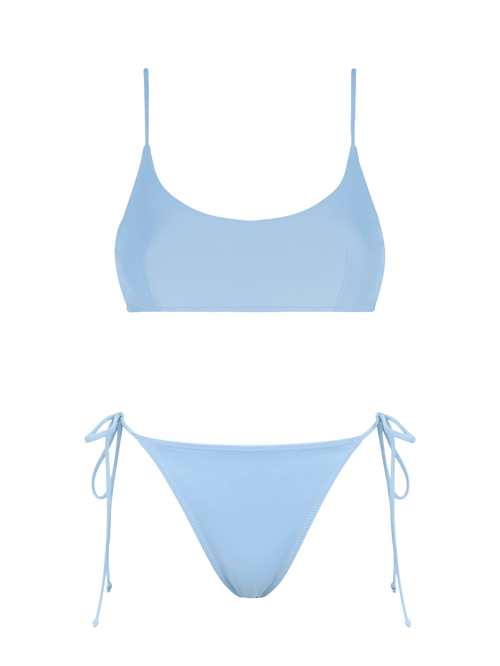 Woman light blue bralette bikini Judy Naomi - MC2 Saint Barth