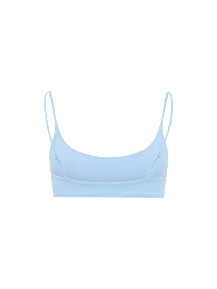 Woman light blue bralette beach top Judy - MC2 Saint Barth