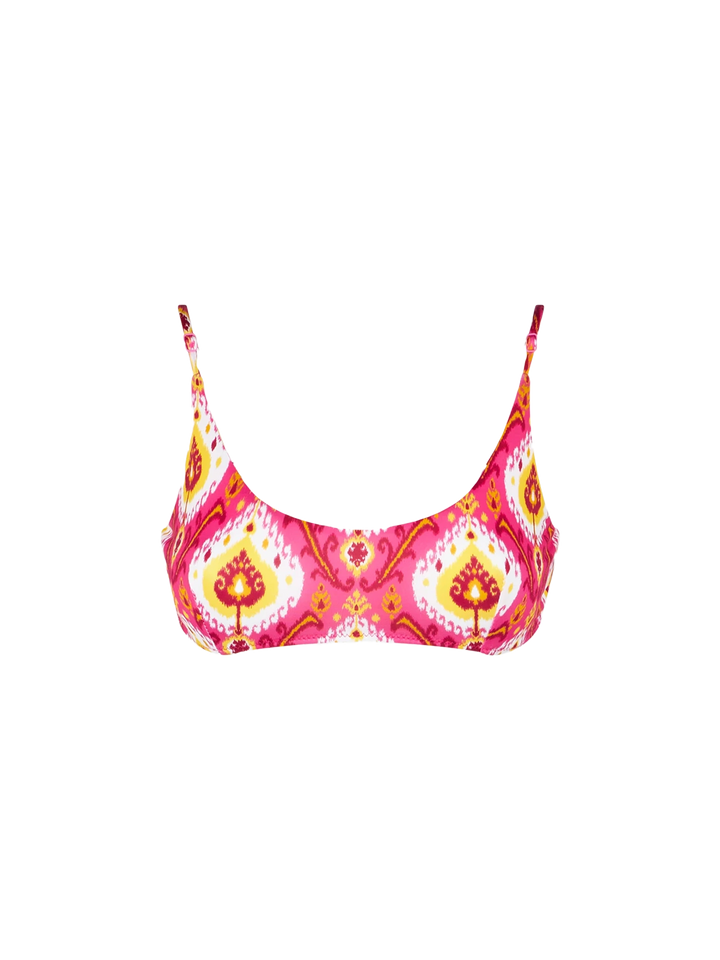 Costume bralette donna con stampa ikat