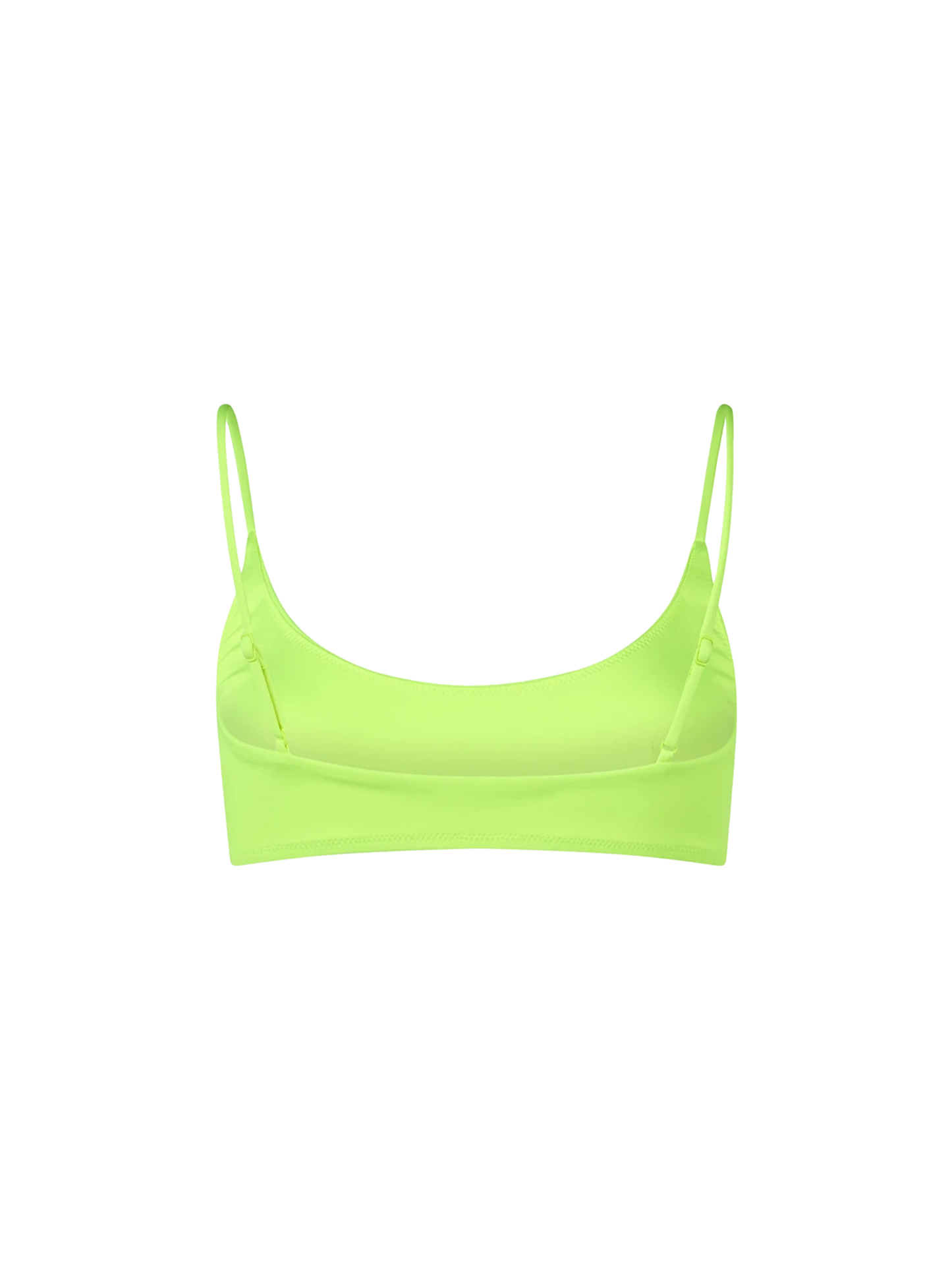 Woman fluo yellow bralette beach top Judy - MC2 Saint Barth
