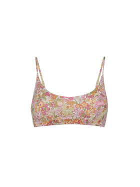 Judy bralette beach top Judy with Margaret Annie print | MADE WITH LIBERTY FABRIC - MC2 Saint Barth