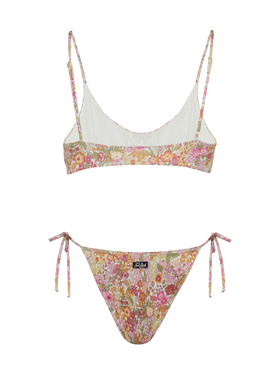 Bralette bikini Judy Virgo with Margaret Annie floral print | MADE WITH LIBERTY FABRIC - MC2 Saint Barth
