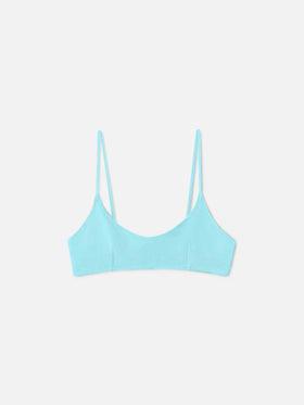 Haut de bikini brassière Judy en éponge vert d’eau 