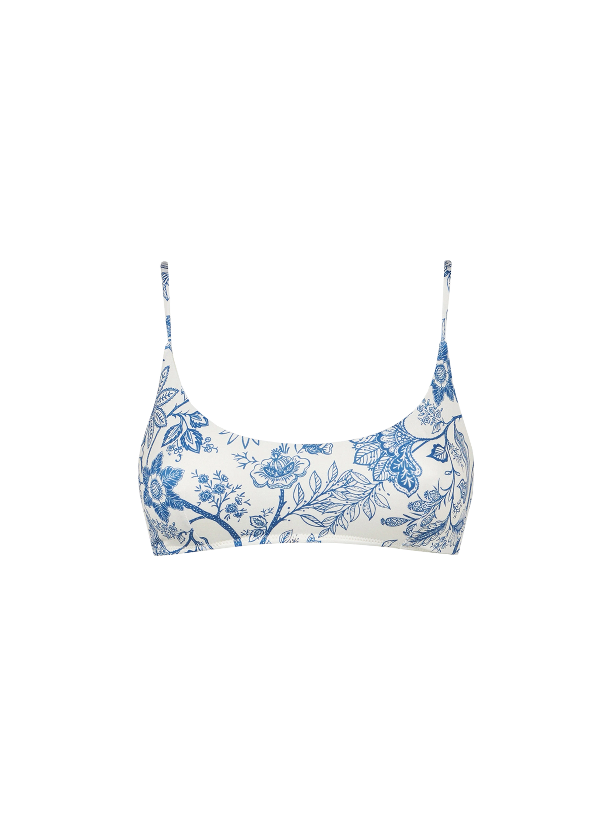 Woman bralette swimsuit with flower pattern - MC2 Saint Barth