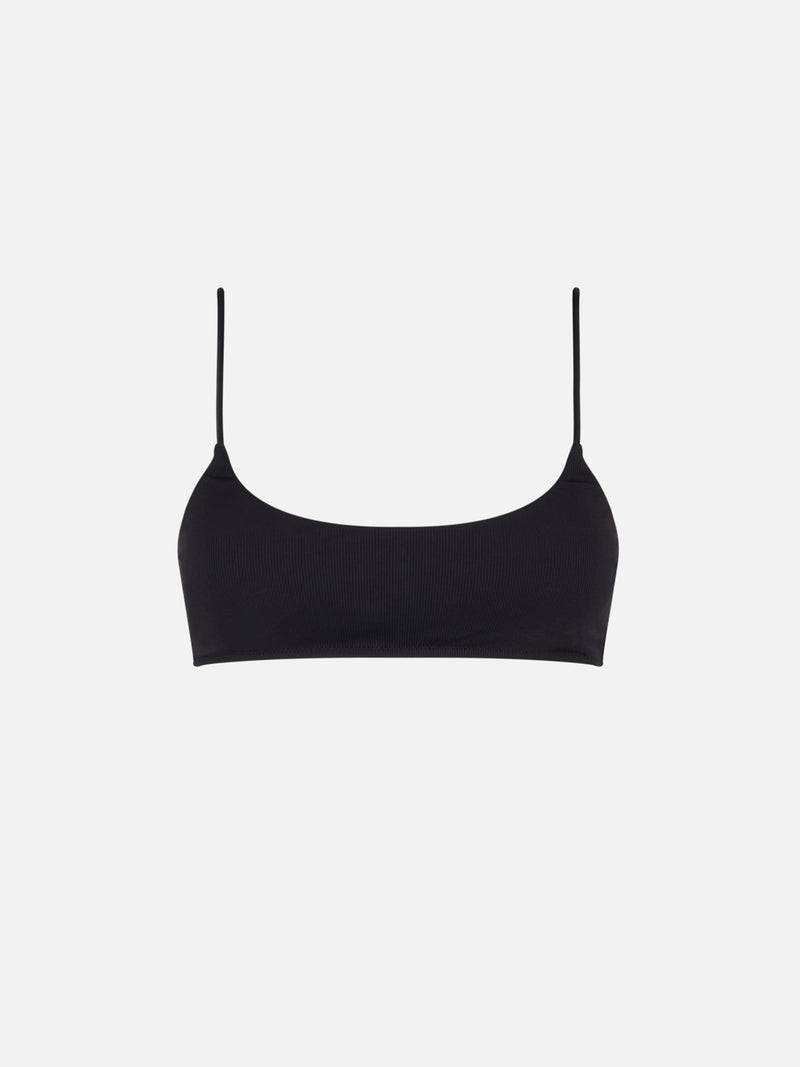 Geripptes BW-Bralette