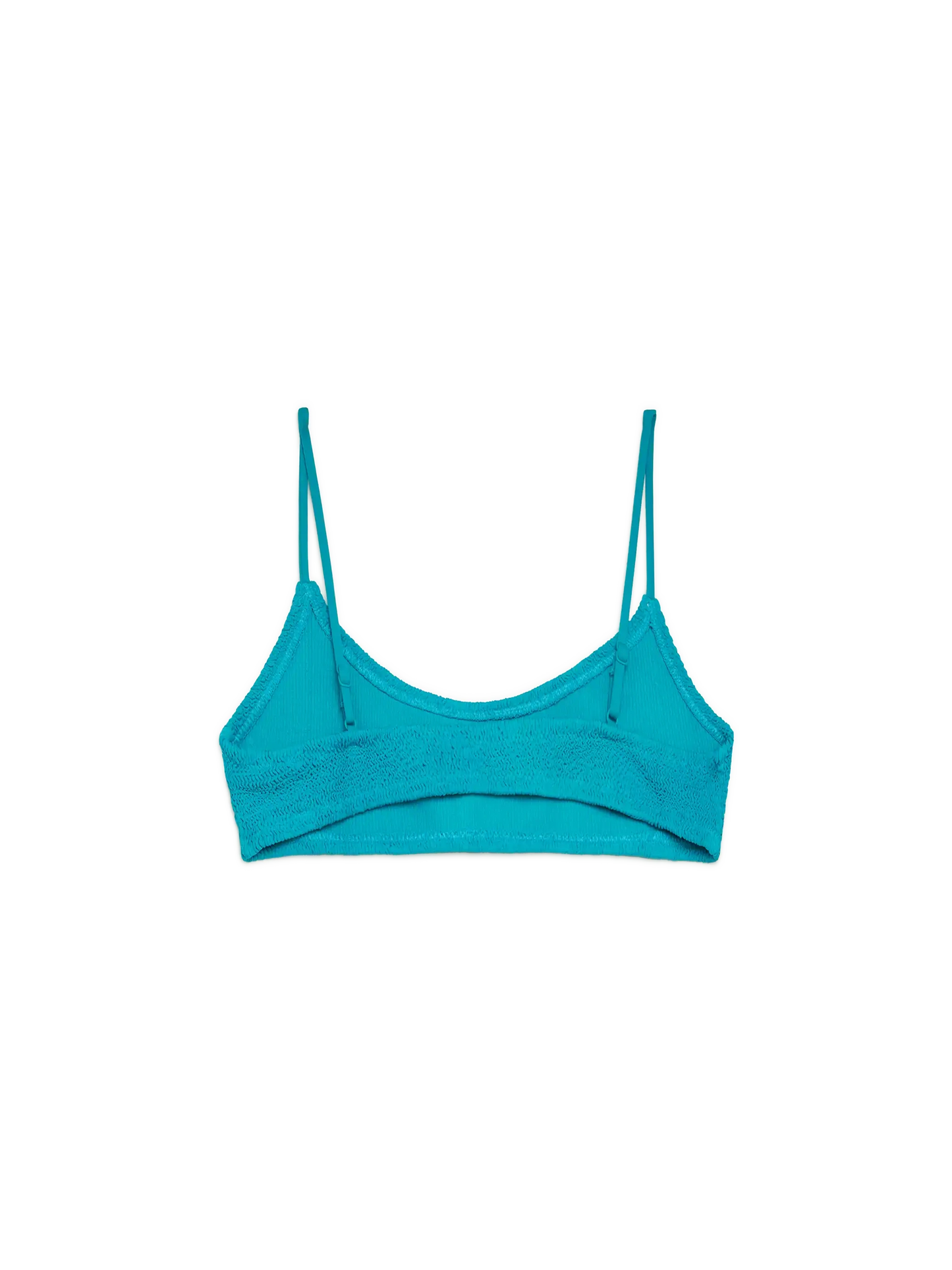 Judy teal crinkle bralette top - MC2 Saint Barth