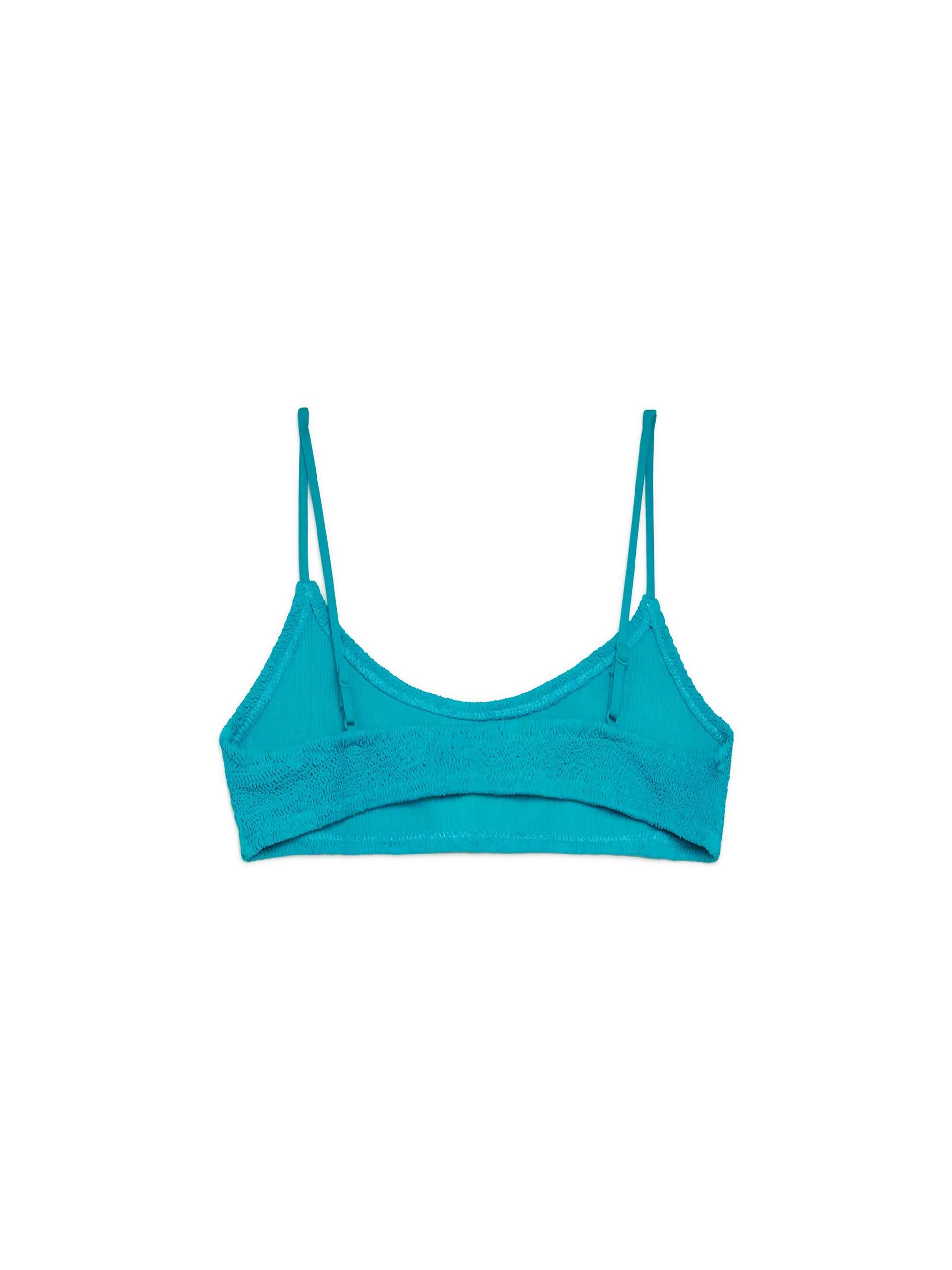 Judy teal crinkle bralette top - MC2 Saint Barth