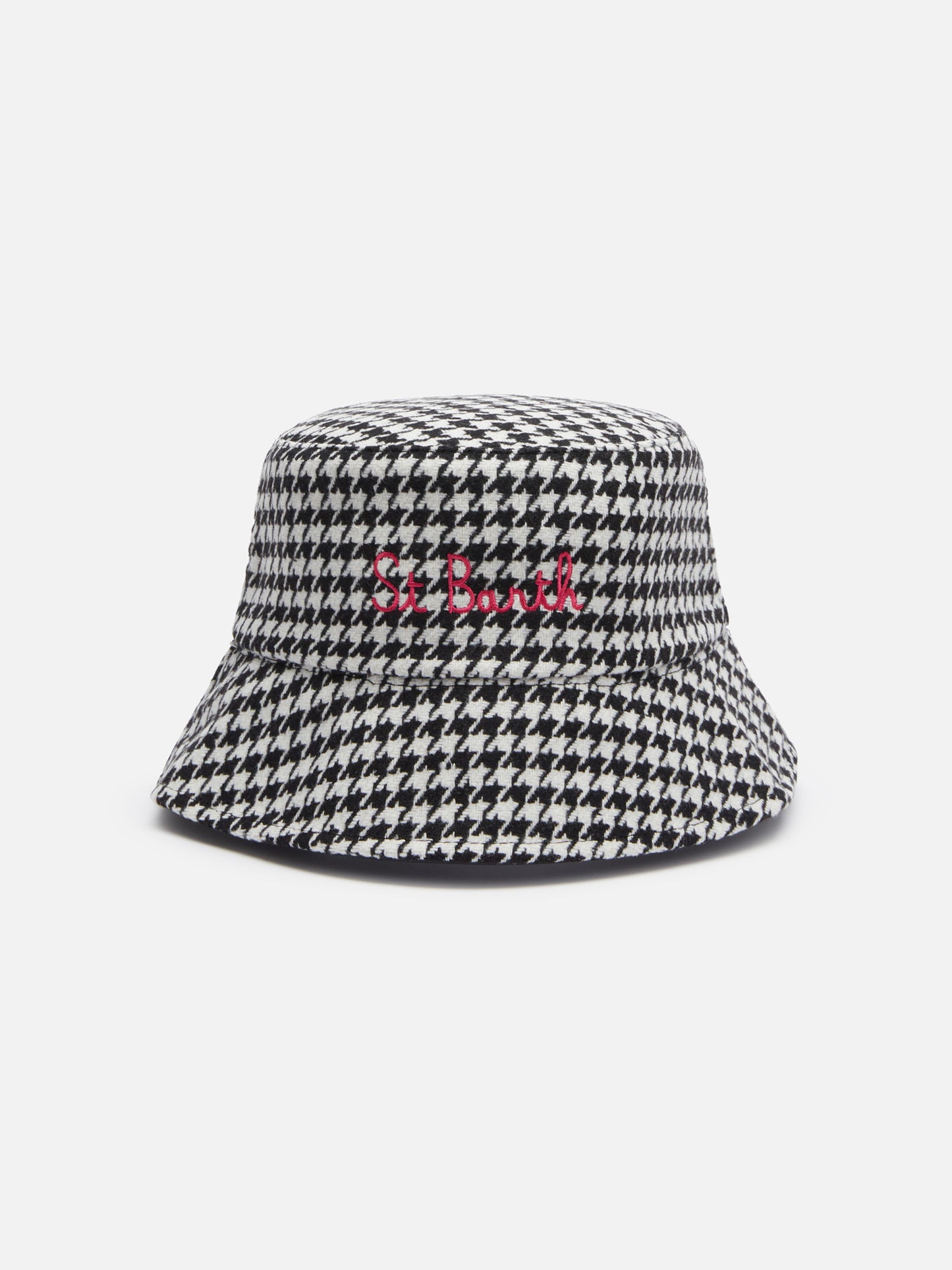 Bucket hat Jude with pied de poule print - MC2 Saint Barth