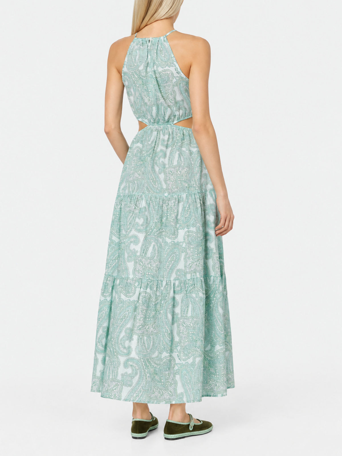 Robe longue Kaby à imprimé paisley 