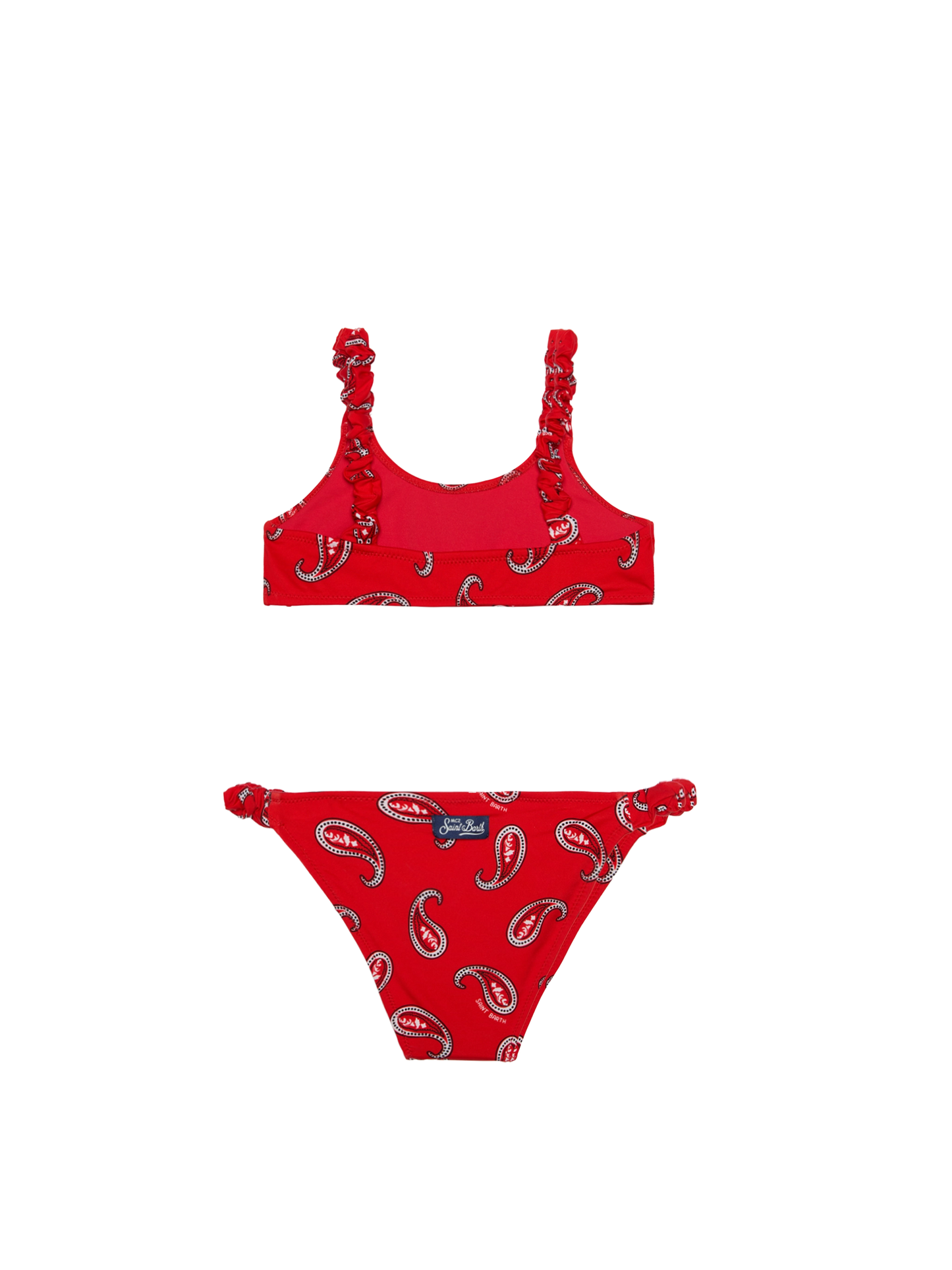 Girl bralette bikini with paisley print - MC2 Saint Barth