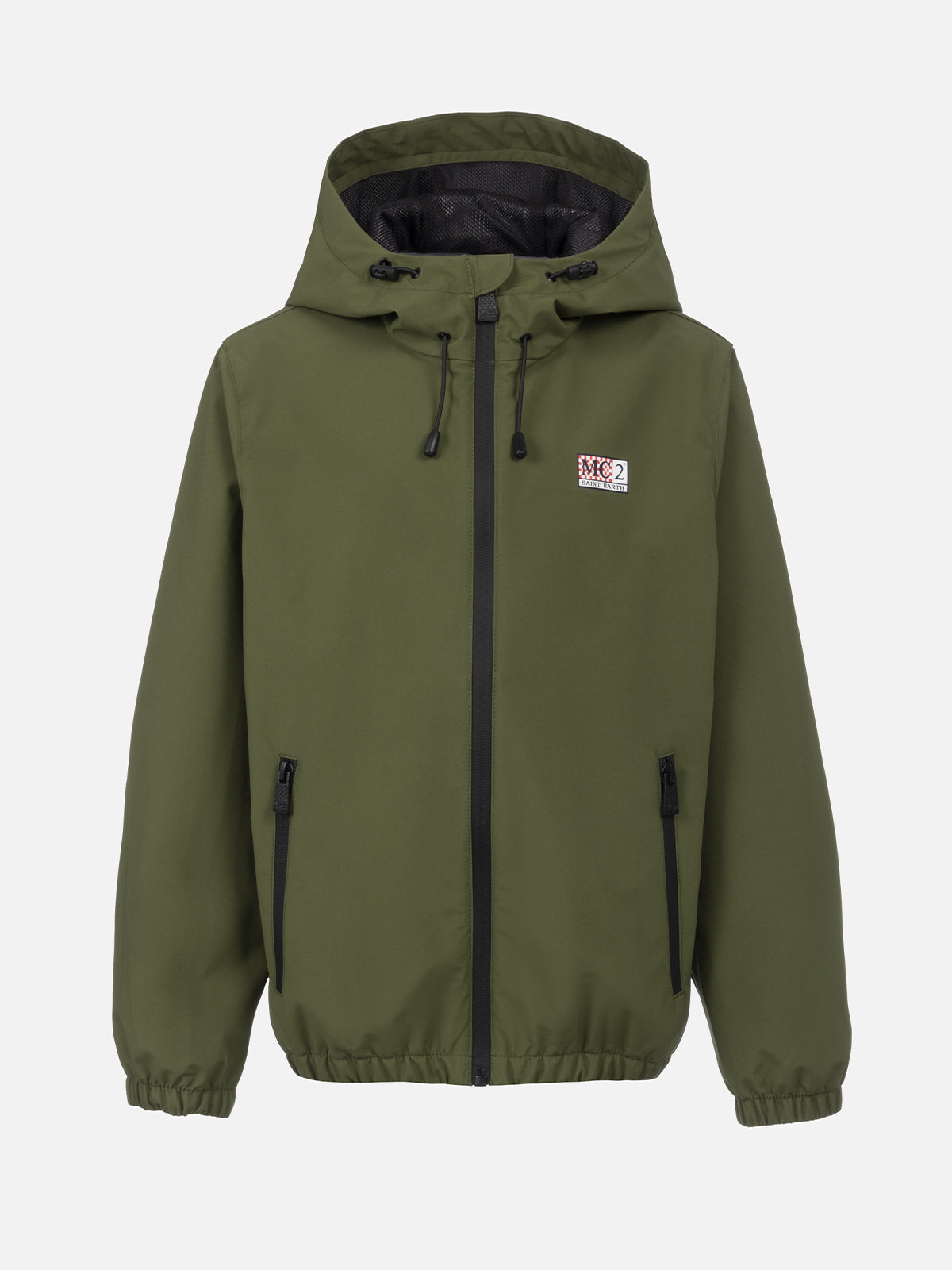 Boy hooded lightweight windbreaker Kauris Jr with Mickey Mouse print | DISNEY SPECIAL EDITION - MC2 Saint Barth